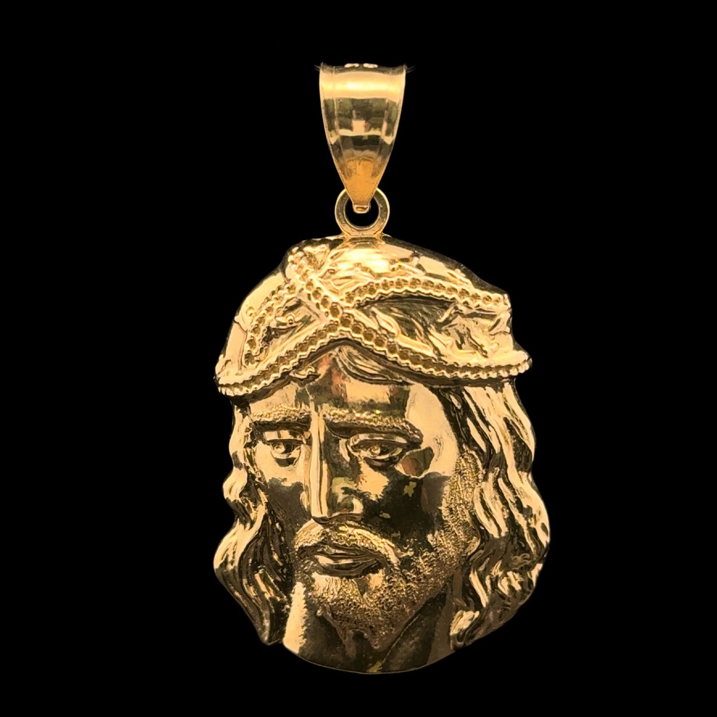 PENDANT CABEZA JESUS 5.8GR 14K 4.5CM