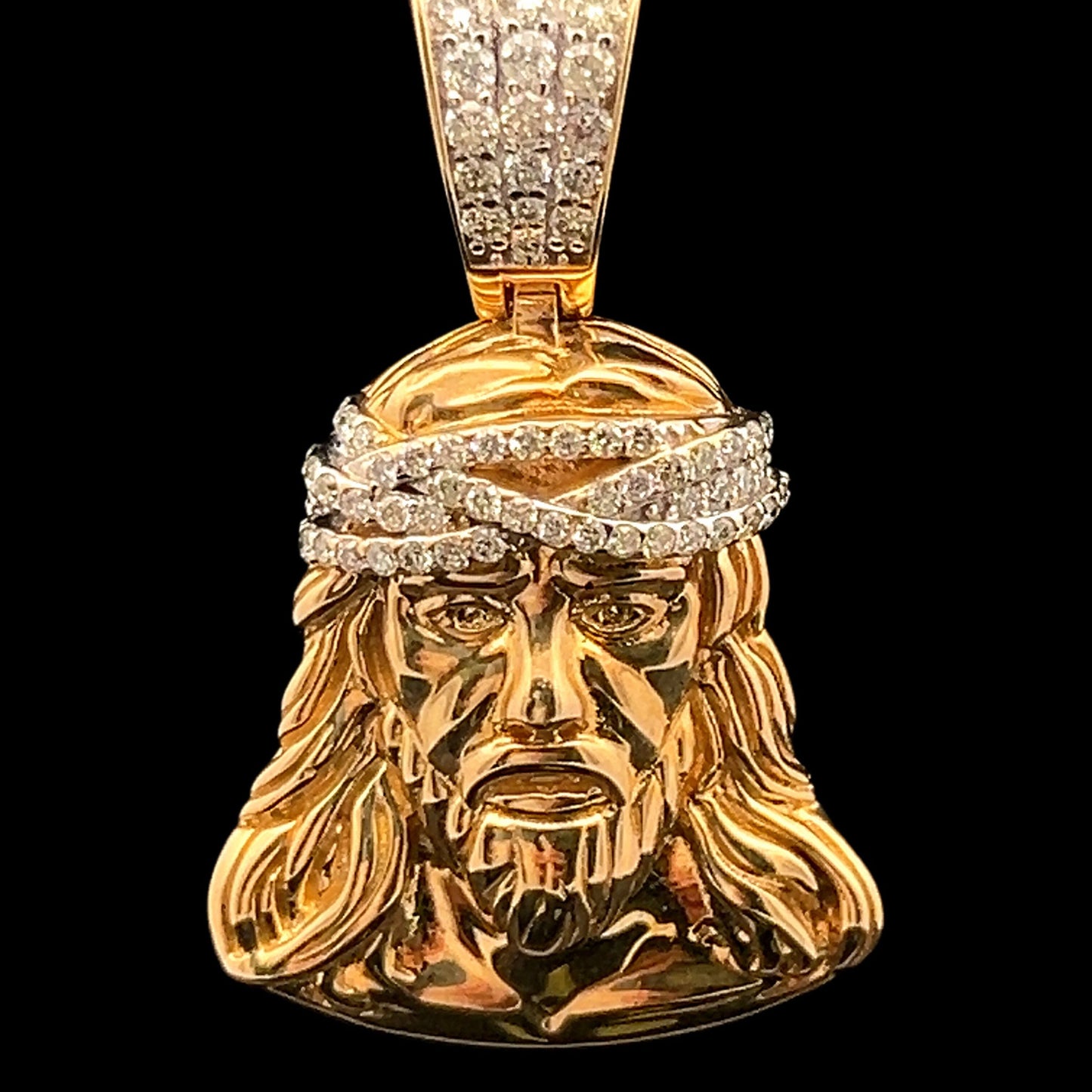 Pieza Jesús Oro Amarillo 0.85CT 14.8GR 14K