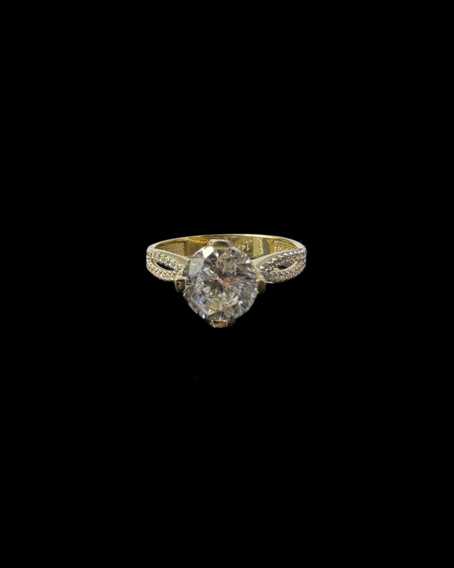 ANILLO DE COMPROMISO CZ 2.9GR 14K 6.5"