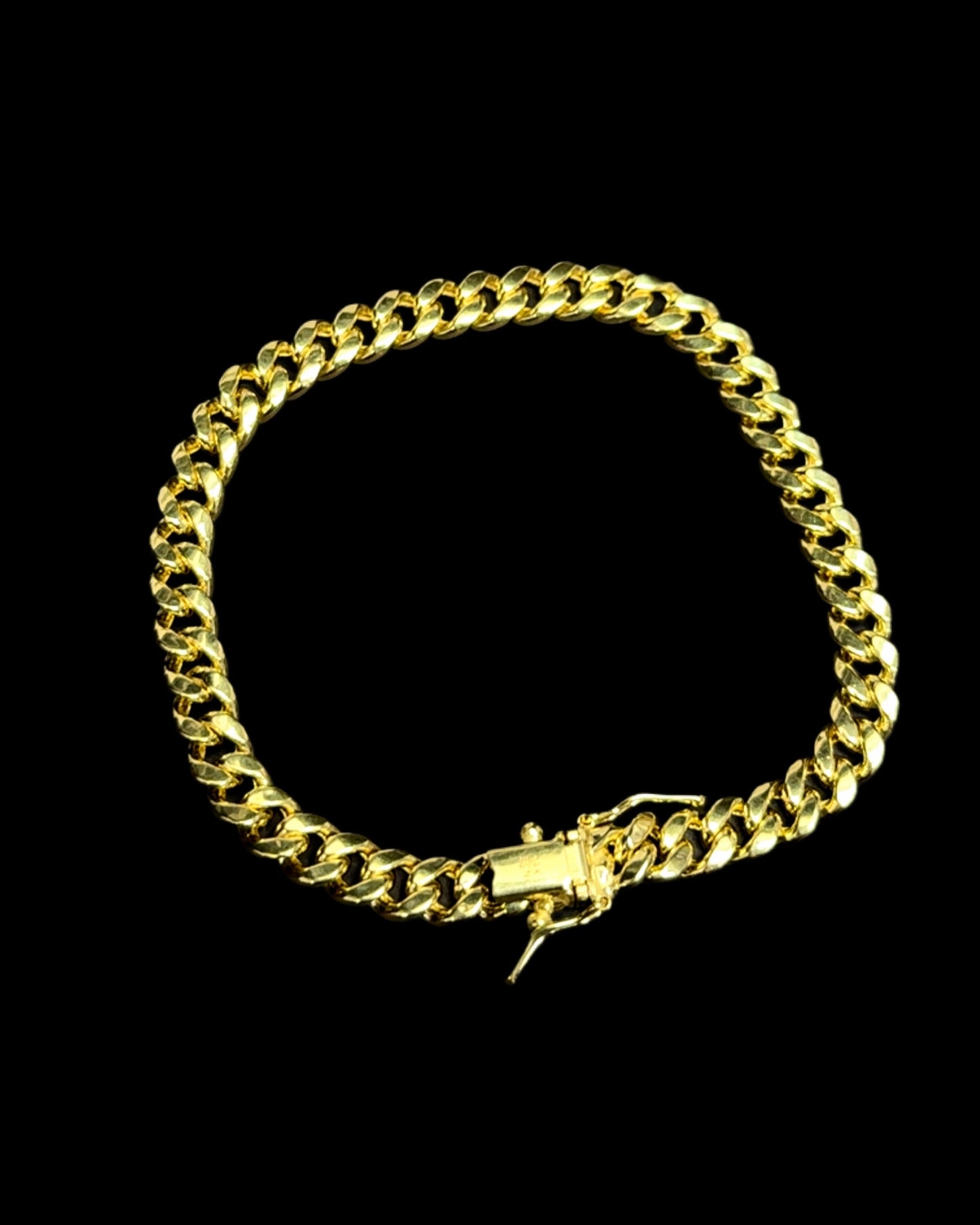BRACELET MIAMI CUBAN HOLLOW 9.5GR 6MM 14K 7.5"