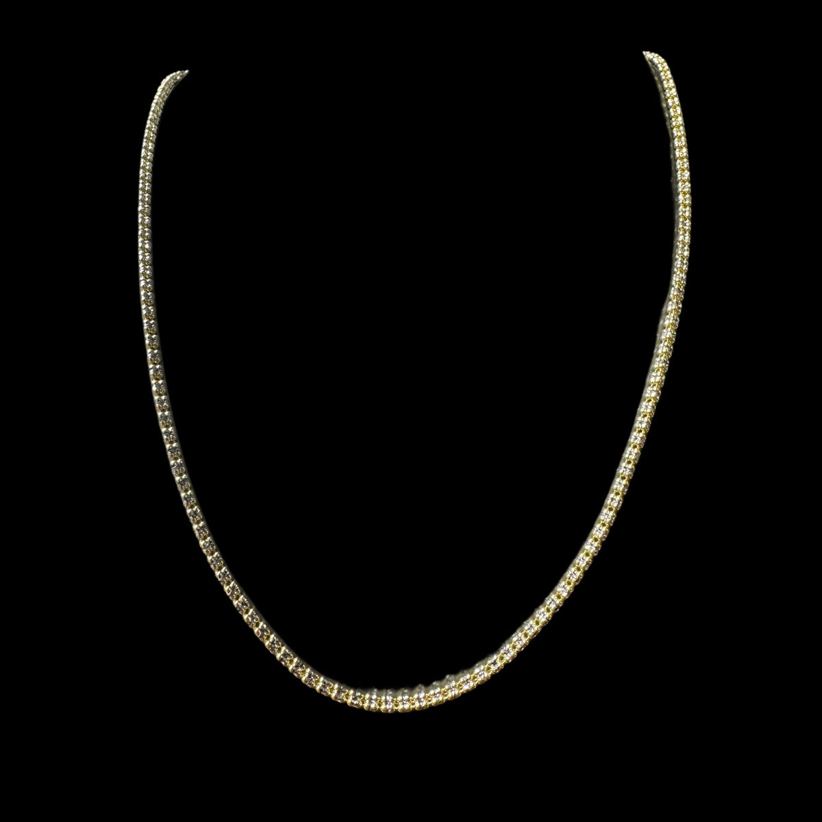 14K MOON ICE YELLOW CHAIN (9.4GR 2.5MM 18")