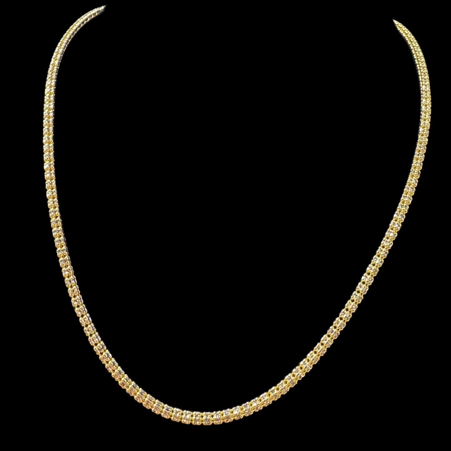 14K MOON ICE CHAIN (16.7GR 3.3MM 20")