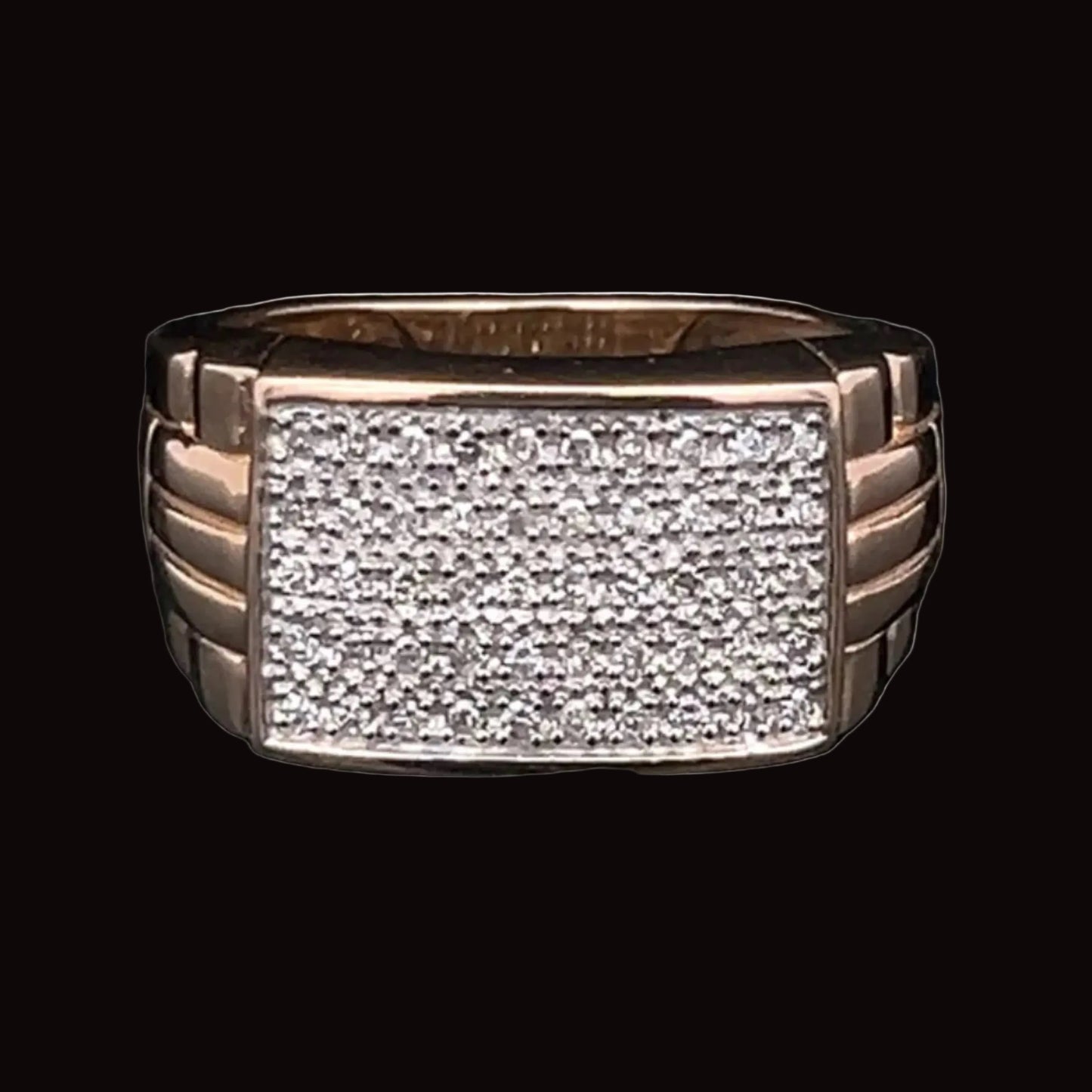 10K YELLOW GOLD DIAMOND RING 1CT