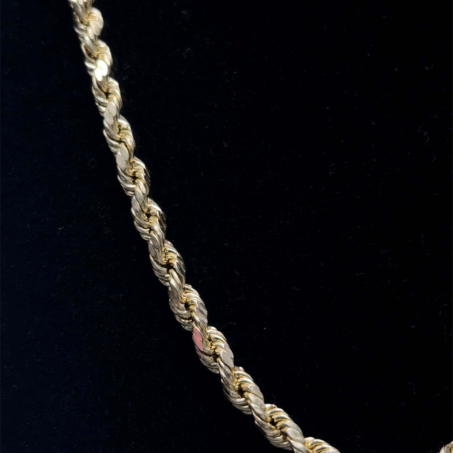 CADENA ROPE HOLLOW AMARILLA 10.6GR 4.5MM 24" 14K