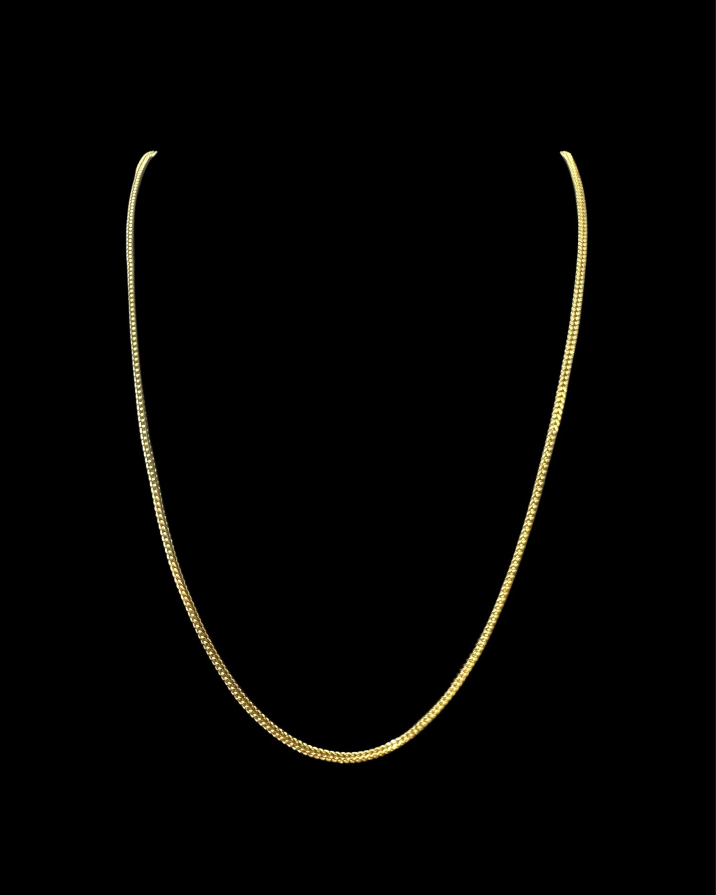 CADENA FRANCO HOLLOW 4GR 1.8MM 14K 22"