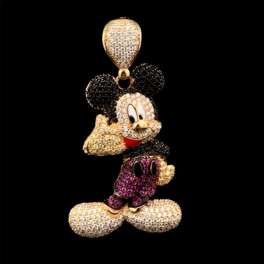 PENDANT MICKEY MOUSE CZ 8.3GR 14K