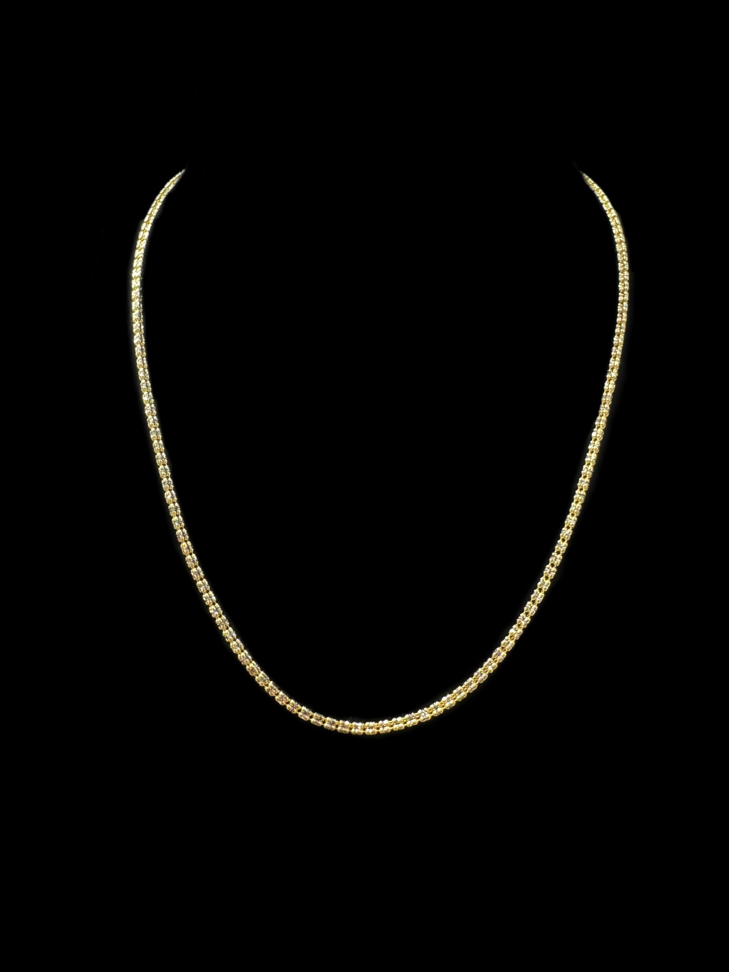 CADENA MOON ICE AMARILLA 10GR 2.5MM 14K 20"