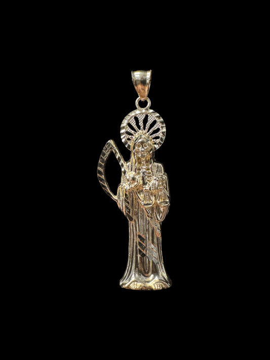 PENDANT BIG SANTA MUERTE 4.3GR 14K