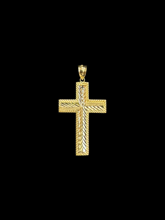 14K GOLD CROSS PENDANT (3.4GR)