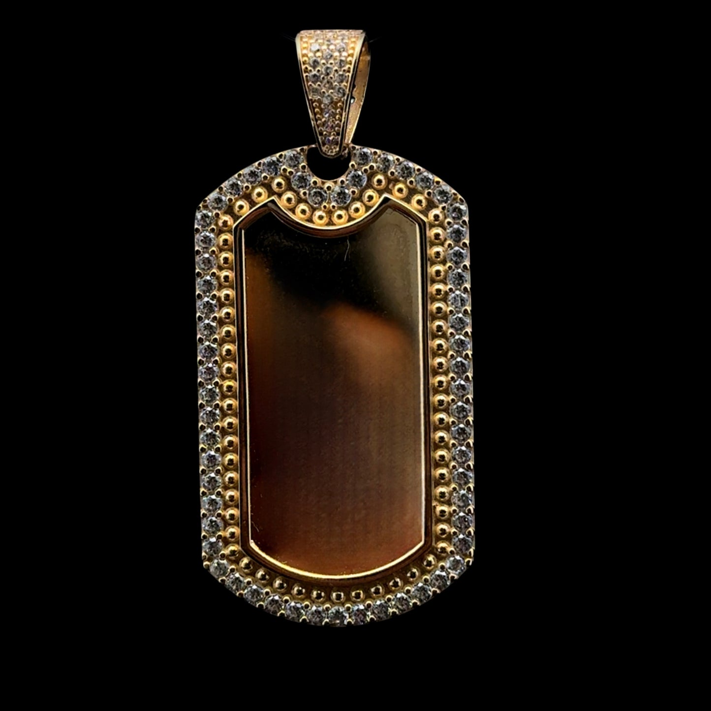 PICTURE PENDANT RECTANGULAR 7.5GR  14K