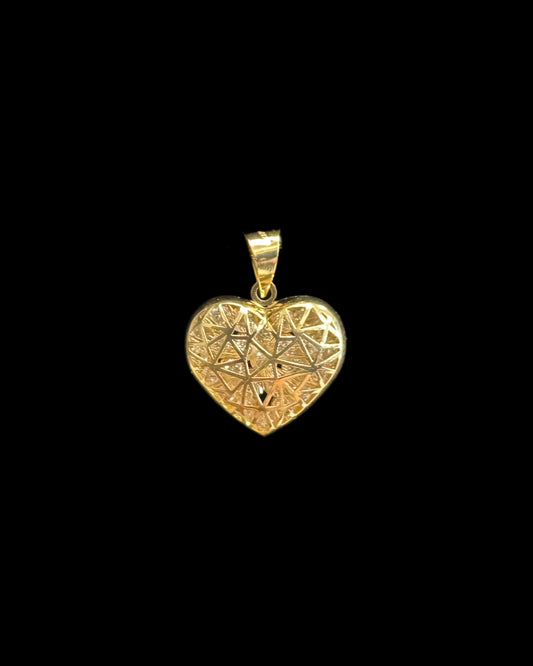 14K GOLD HEART PENDANT (1.7GR)