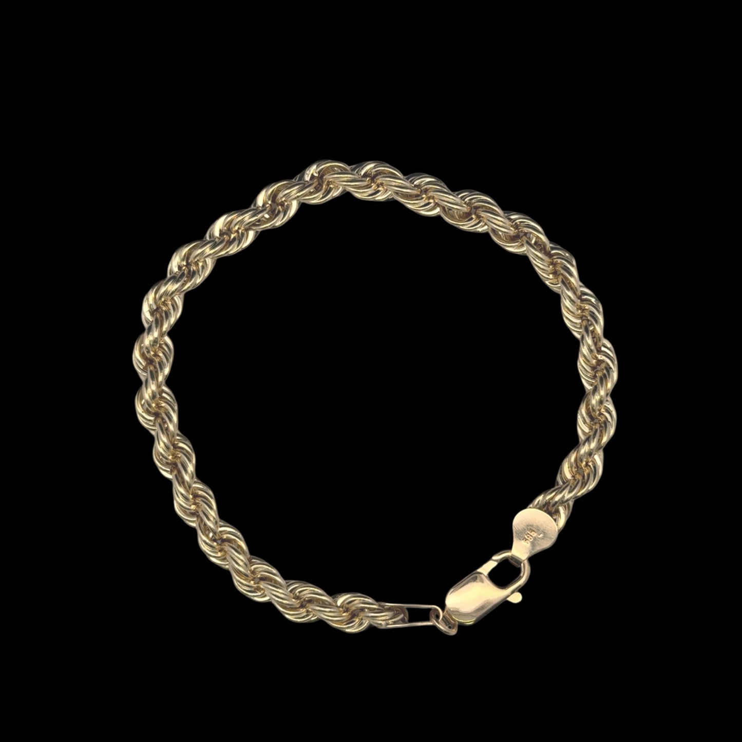 ROPE BRACELET 14K 5.3GR 8" 5MM