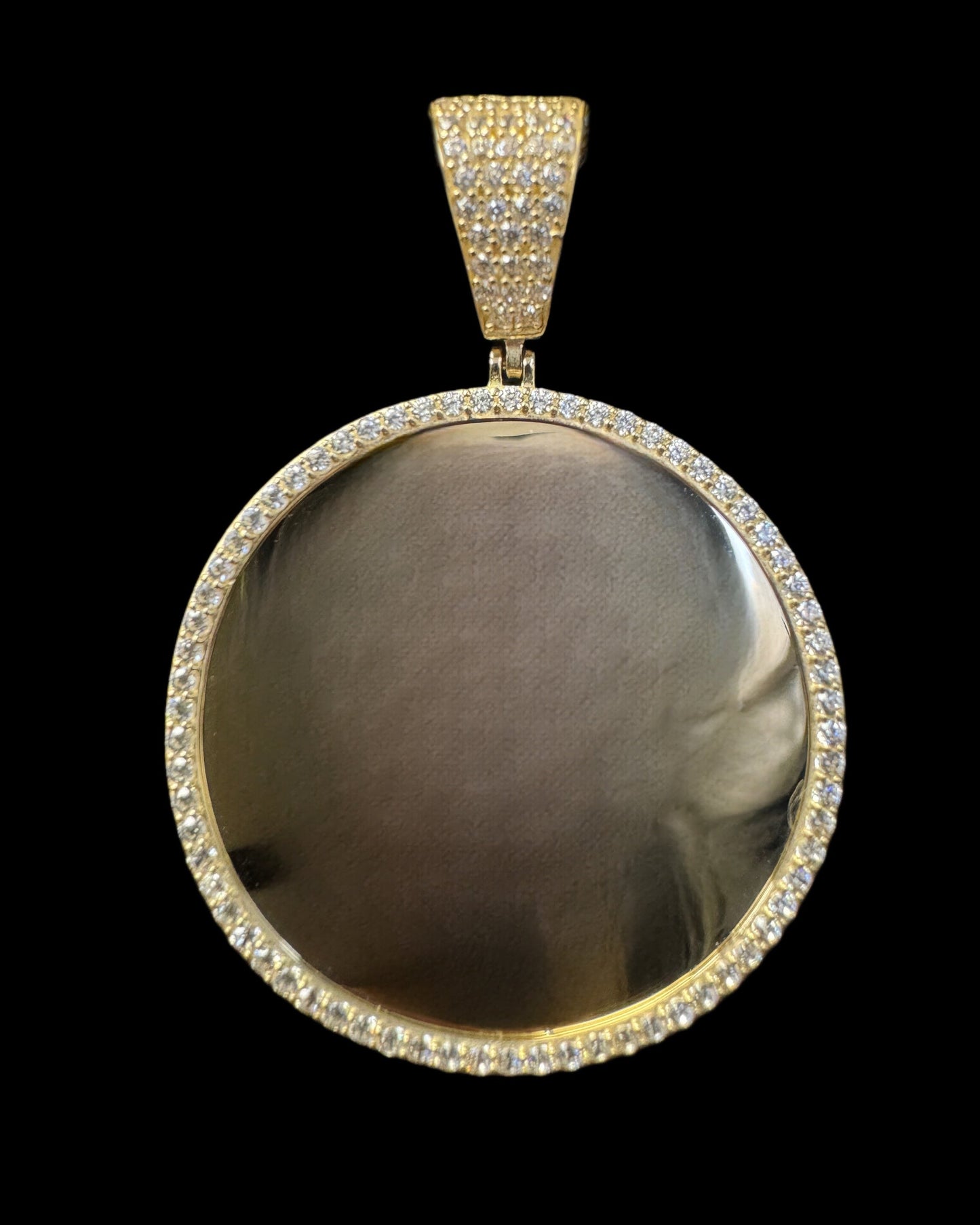 PICTURE PENDANT CZ 10.6GR 14K