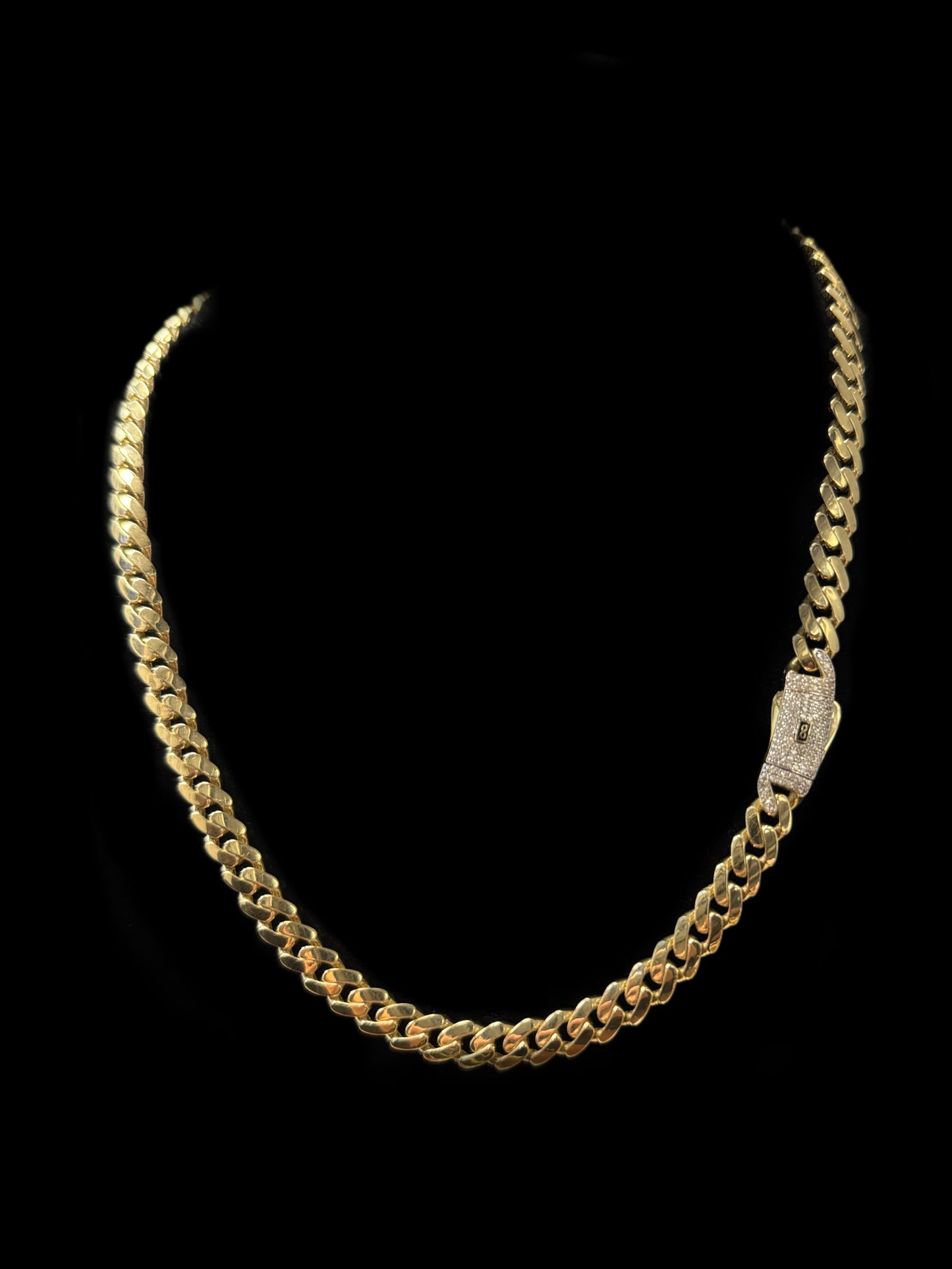 CADENA MONACO HOLLOW 19.9GR 6.5MM 14K 18"