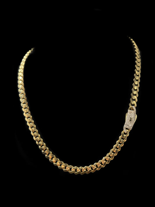 CADENA MONACO HOLLOW 19.9GR 6.5MM 14K 18"