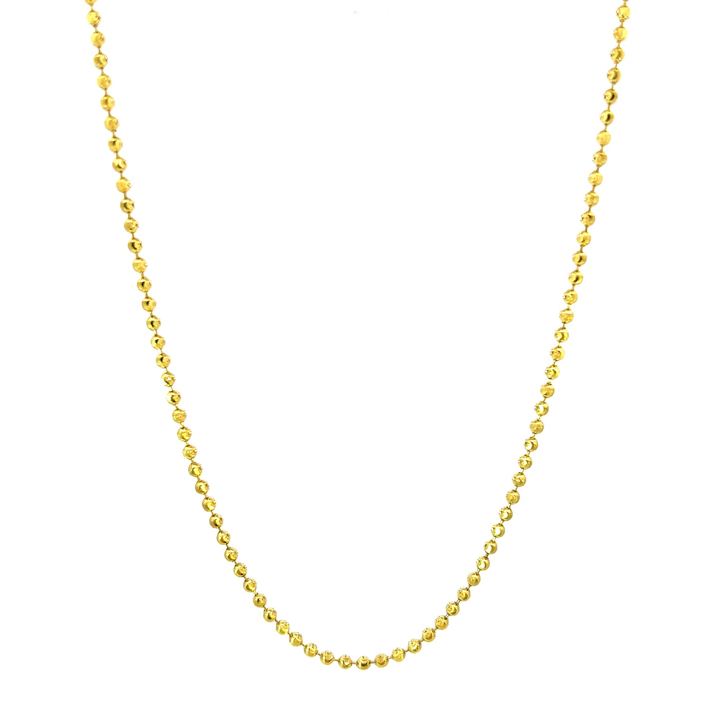 Yellow Gold Tennis Chain 6.6GR 1.9MM 14K 20"