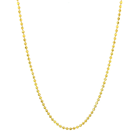 Yellow Gold Tennis Chain 6.6GR 1.9MM 14K 20"