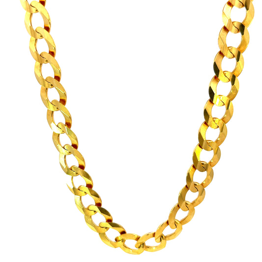 Solid Yellow Gold Open Cuban Link Chain 68.1GR 11.4MM 14K 24"