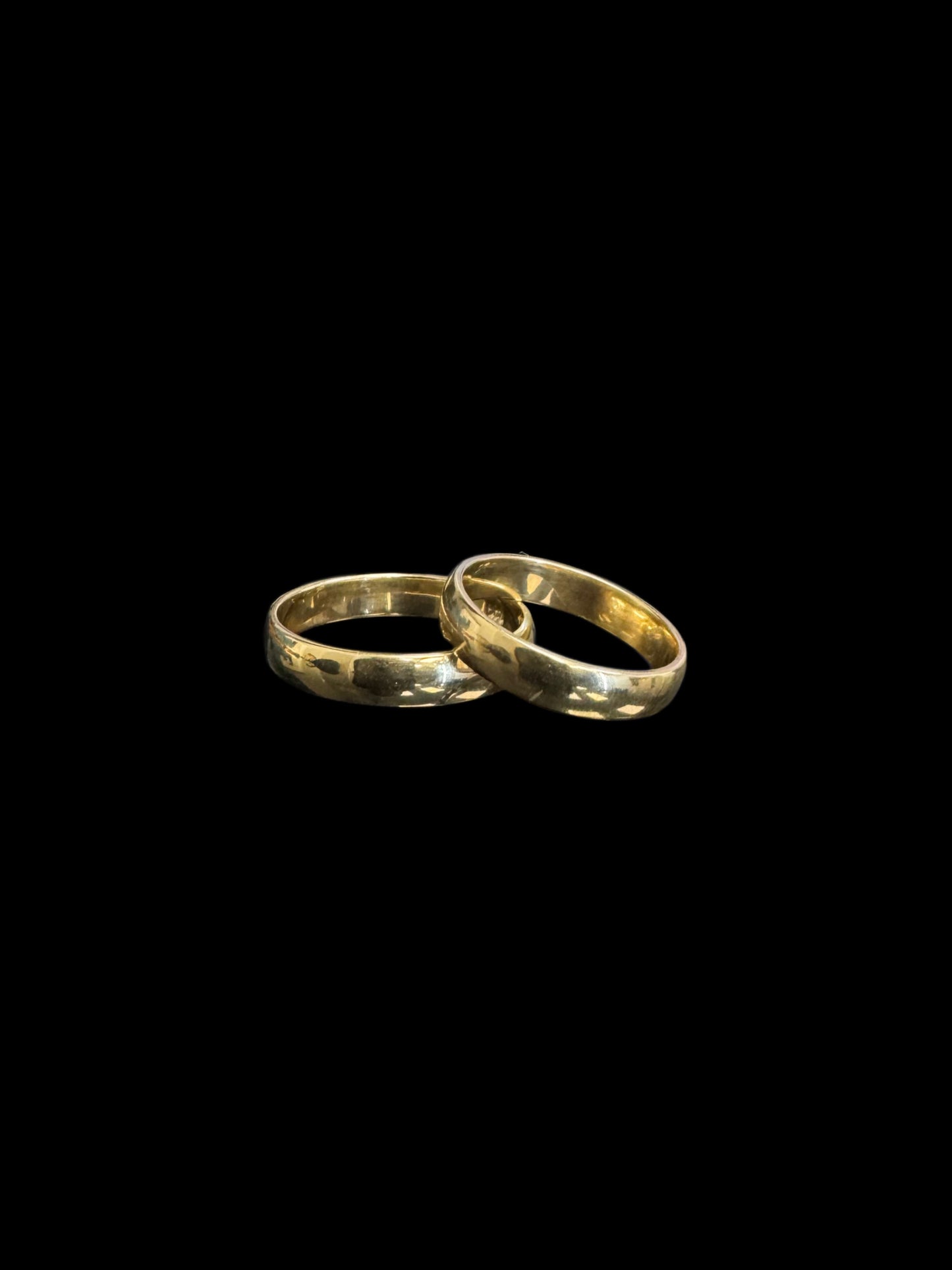 14K GOLD DUO ENGAGEMENT RING (6.5GR M9.5" W7")