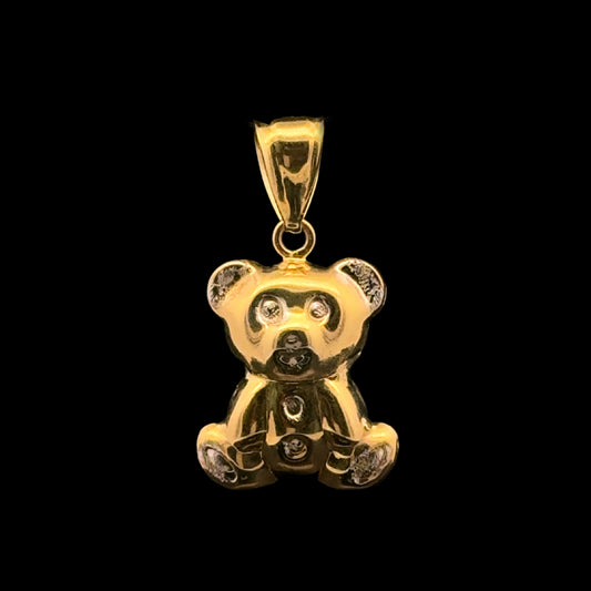 PENDANT OSO CZ 1.8GR 14K