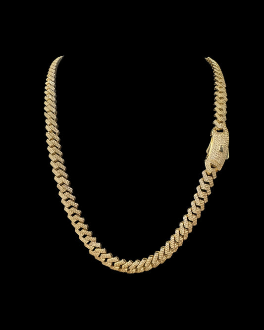 CADENA ITTALO FULL CZ YELLOW 49.9GR 8.8MM 14K 22"