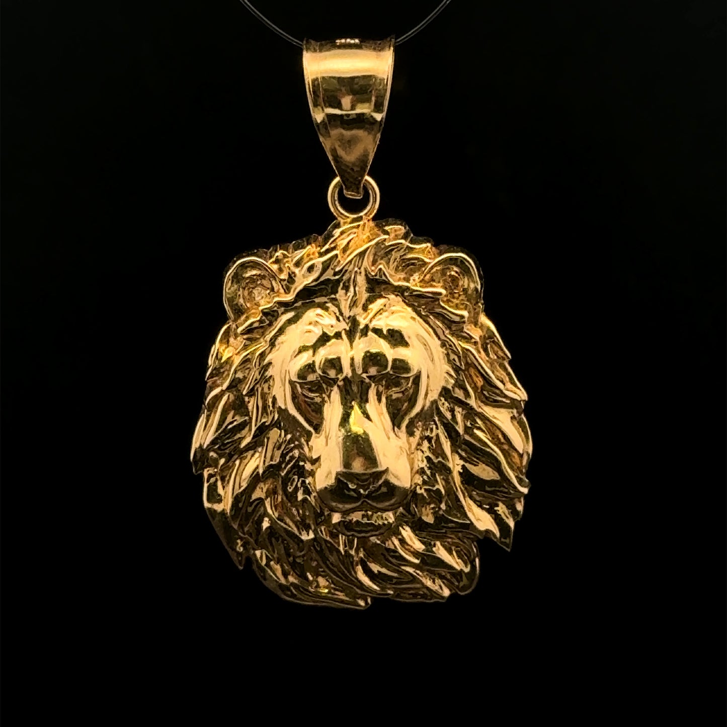 PENDANT LEON RELIEVE MEDIUM 4.5GR 14K