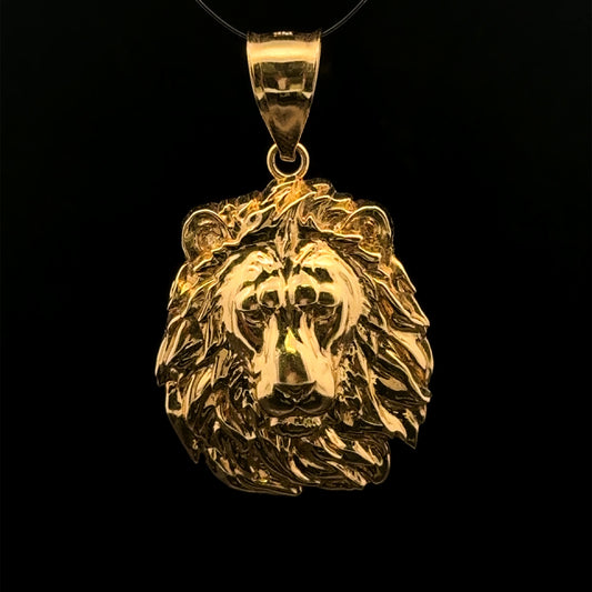 PENDANT LEON RELIEVE MEDIUM 4.8GR 14K