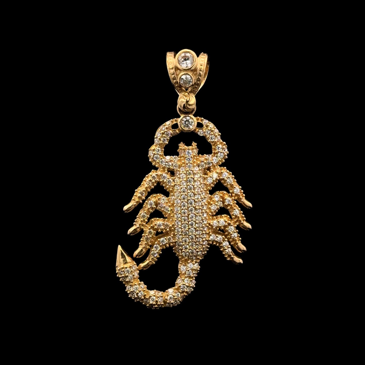 PENDANT ESCORPION CZ 6.2GR 14K