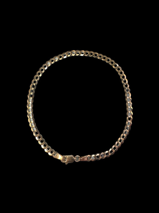 BRACELET CUBANA CLASICA 4GR 3.7MM 14K 10"