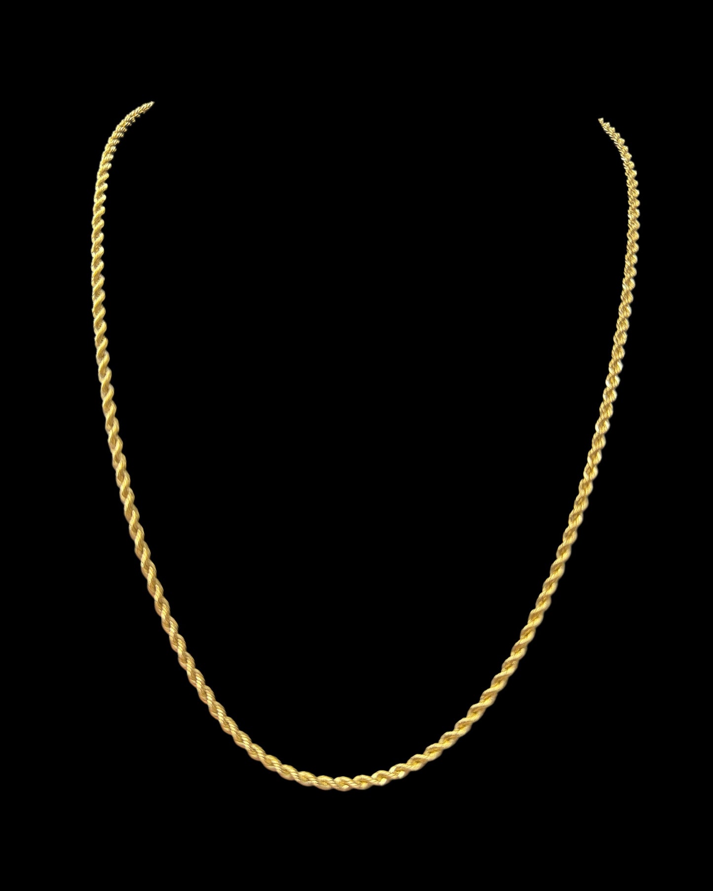 CADENA ROPE HOLLOW 3.8GR 2.5MM 14K 22"