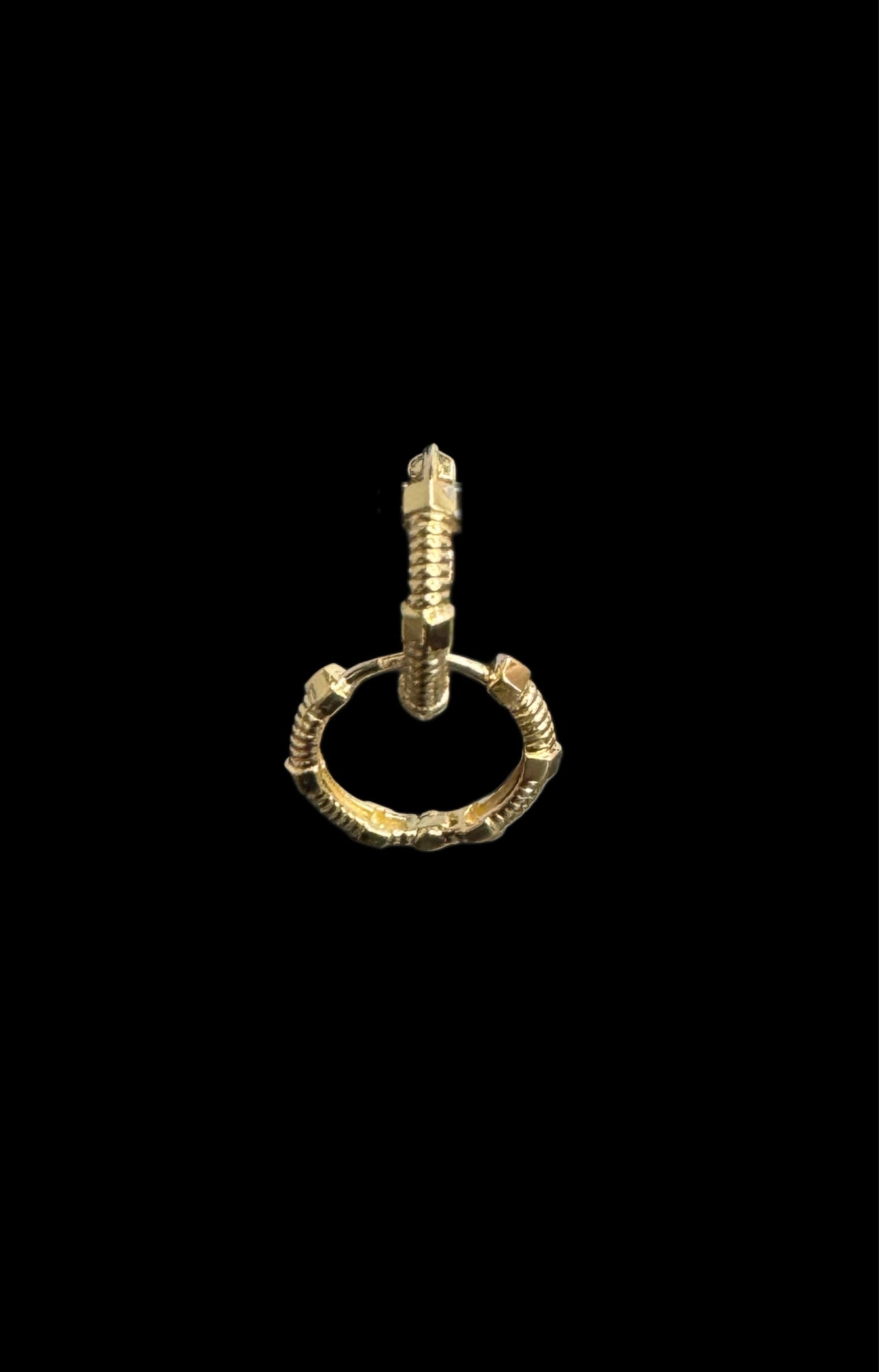 14K GOLD HUGGIES EARRINGS (1.9GR)