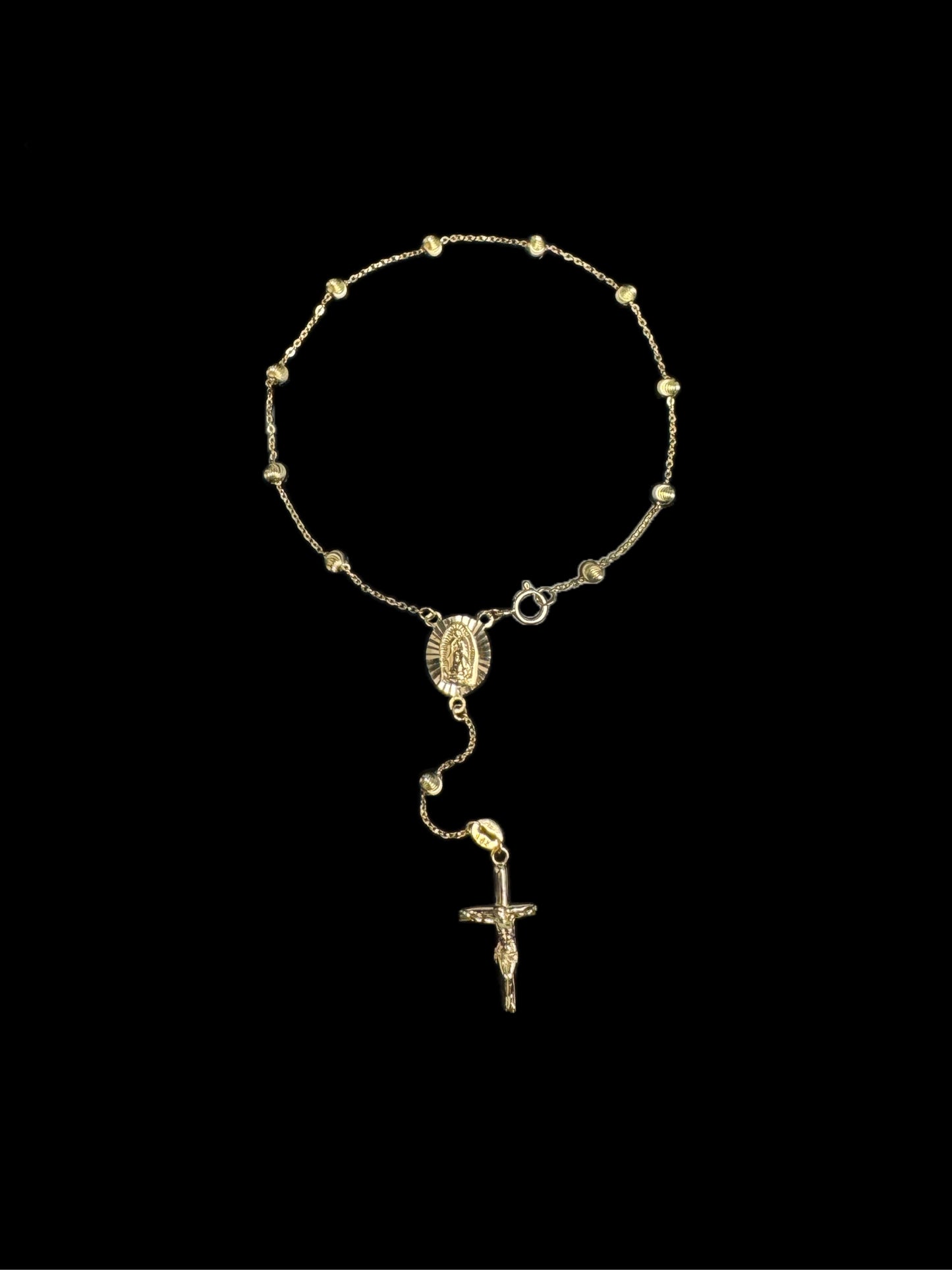14K GOLD BRACELET ROSARIO (2.4GR 7")