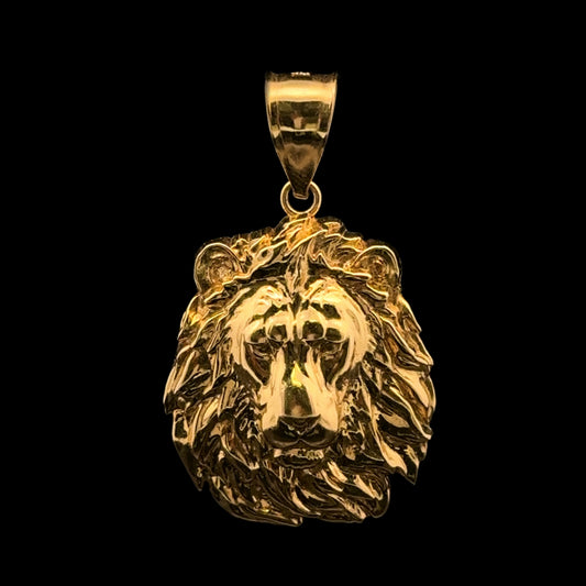 PENDANT LEON RELIEVE MEDIUM 4.8GR 14K