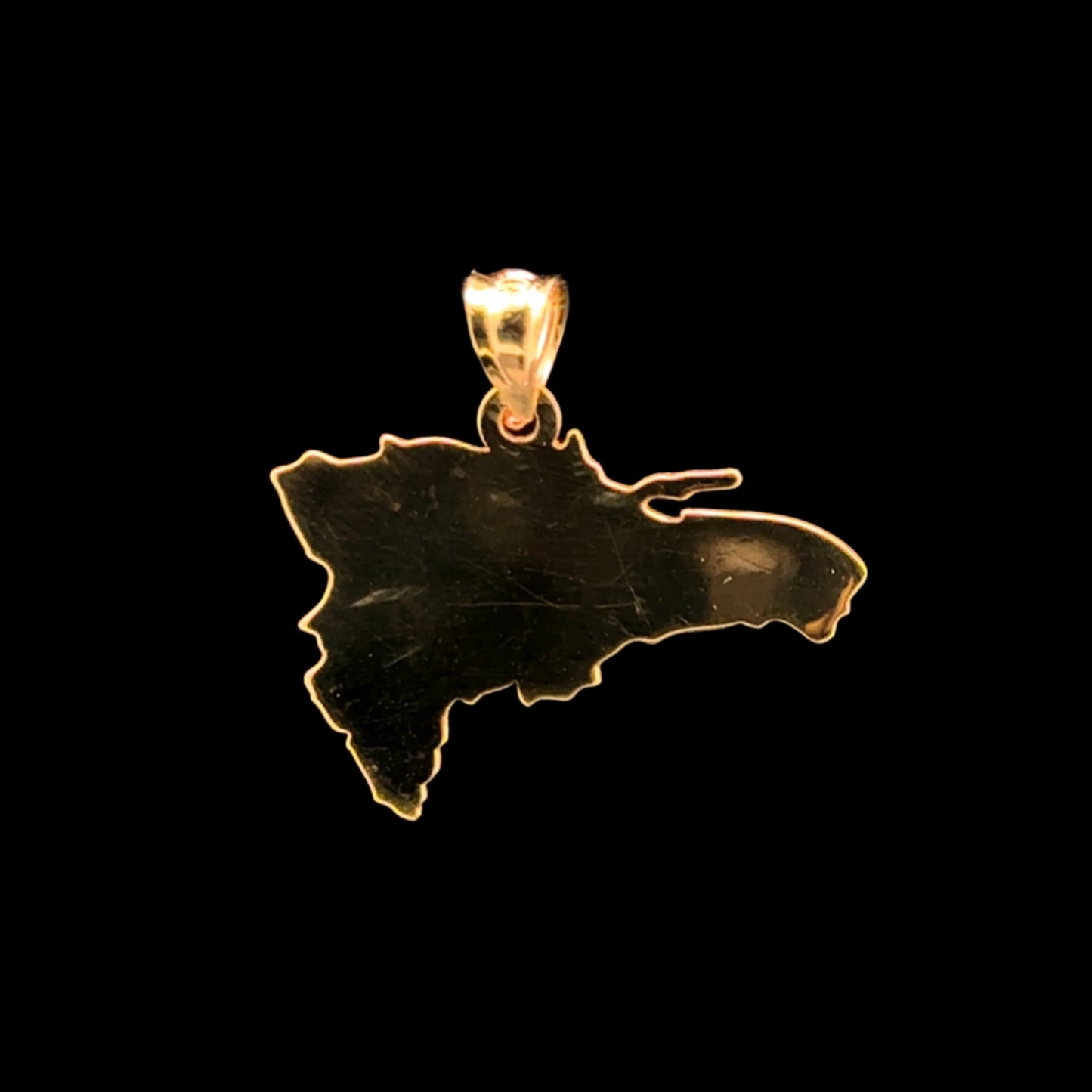 PENDANT MAPA RD AMARILLO SMALL 2.3GR 14K