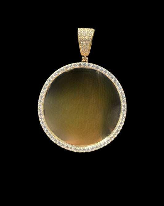 PICTURE PENDANT CZ 5.3GR 14K.
