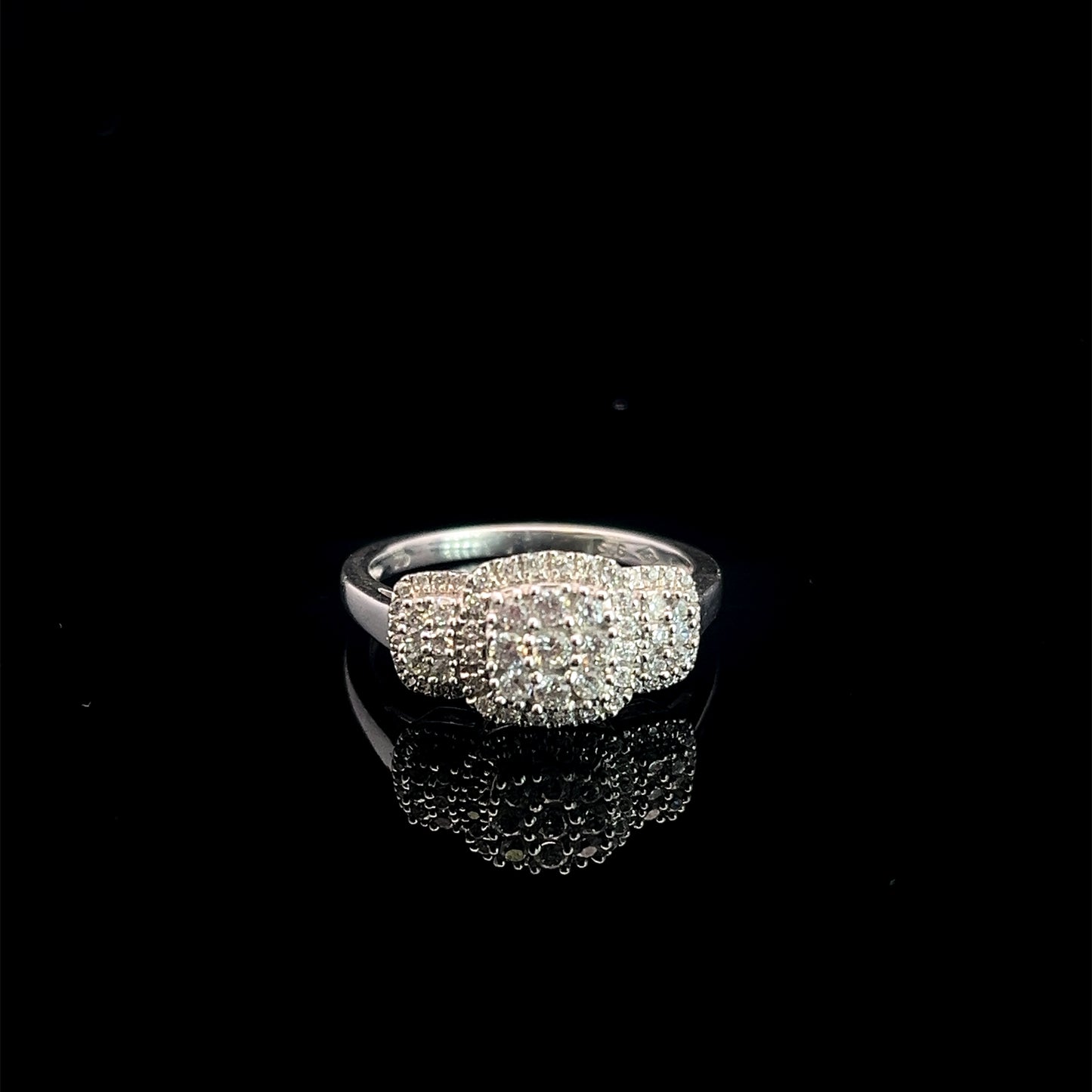 ANILLO COMPROMISO CZ 3.1GR 14K 7"