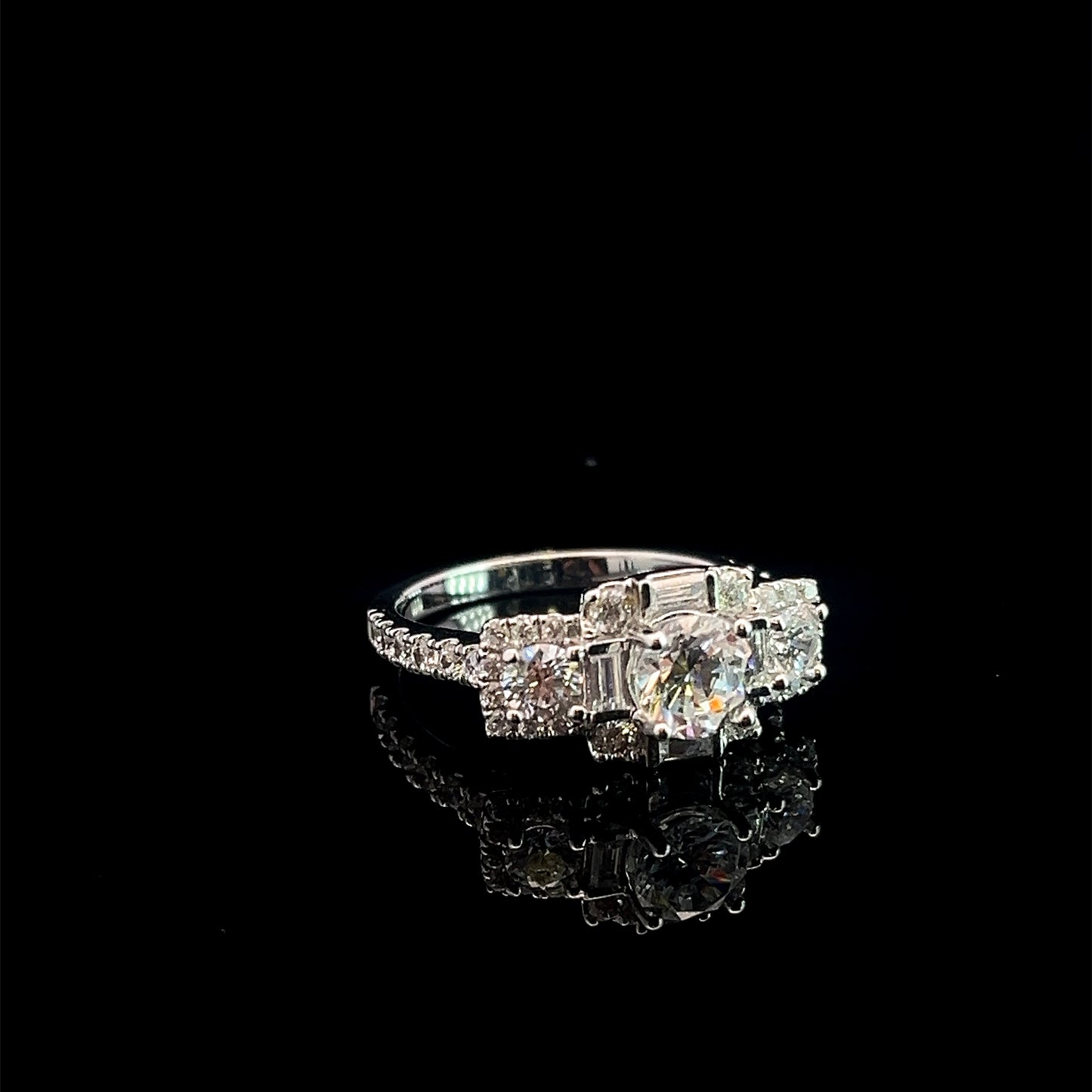 ANILLO COMPROMISO CZ 4.3GR 14K 7"