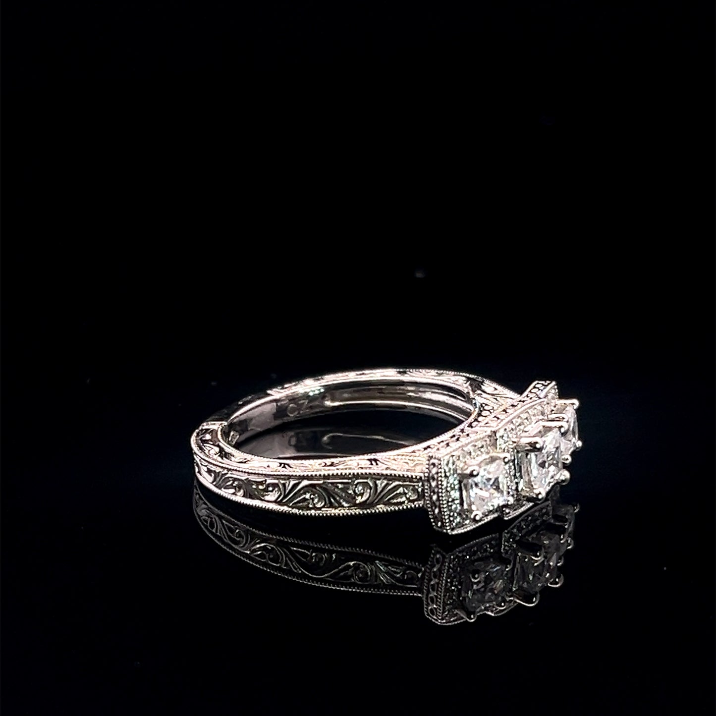 ANILLO COMPROMISO CZ 5.8GR 14K 7"