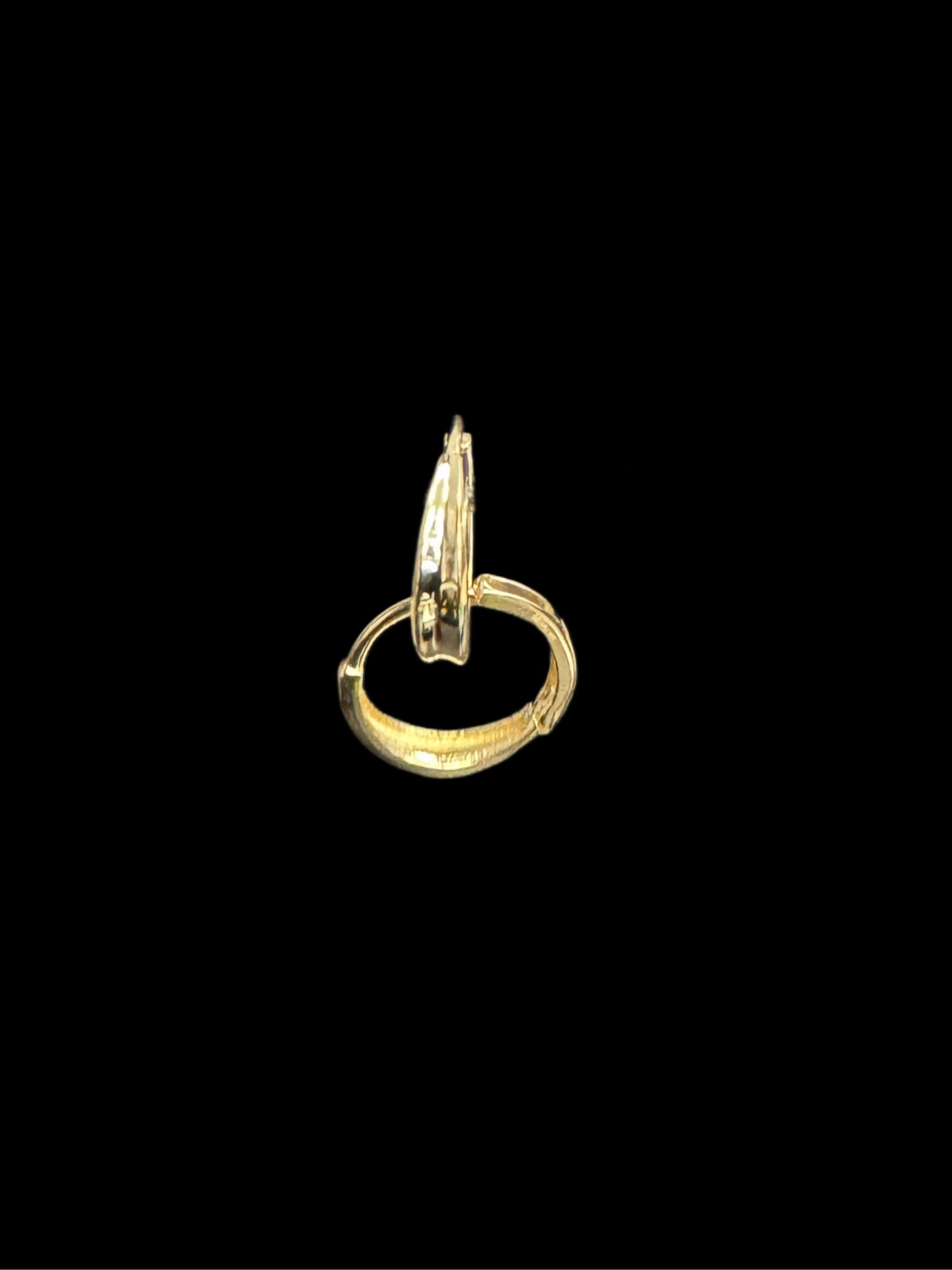 14K GOLD HUGGIES EARRINGS (1GR)