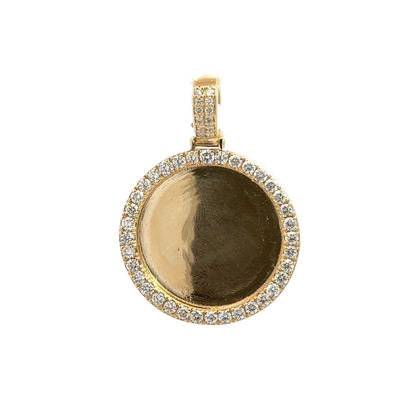 Yellow Gold Picture Pendant 1.85CT 12GR 14K