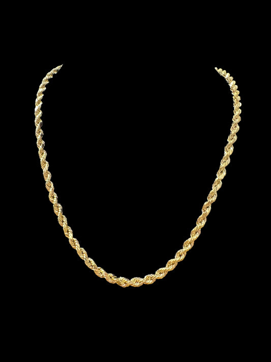 CADENA ROPE HOLLOW 8.9GR 5MM 14K 20"
