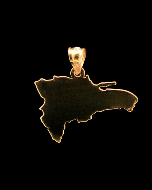PENDANT MAPA RD AMARILLO SMALL 2.3GR 14K