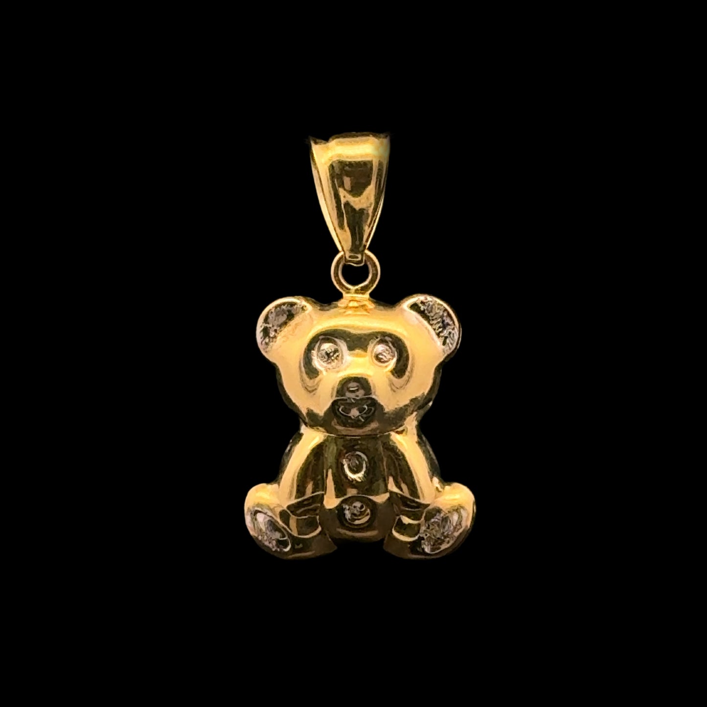 Yellow Gold Bear Pendant 1GR 14K