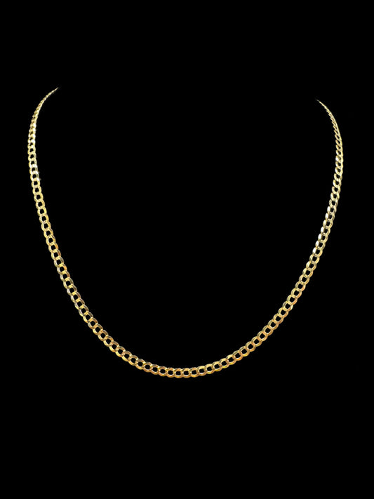 CADENA CUBANA CLASICA 7.6GR 3.7MM 14K 20"