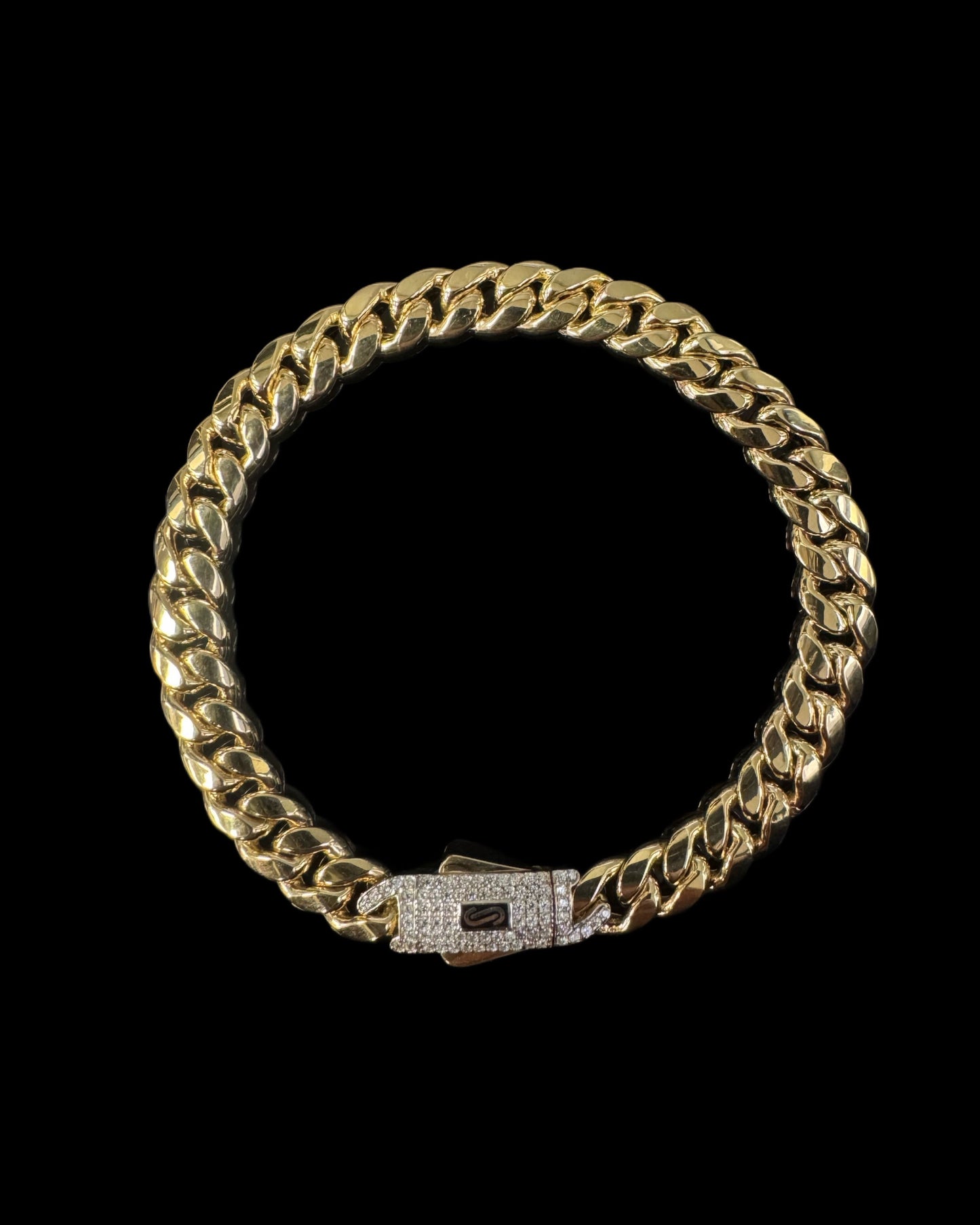 BRACELET MONACO HOLLOW 8.5GR 7MM 14K 7.5"