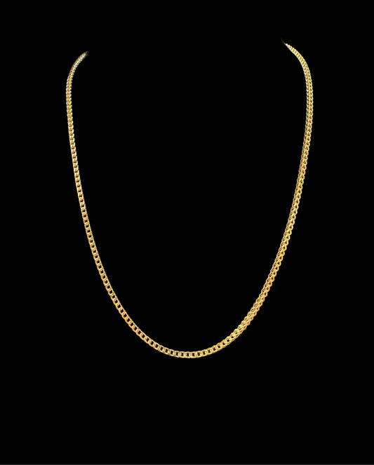 CADENA FRANCO HOLLOW 5.9GR 2.2MM 14K 18"