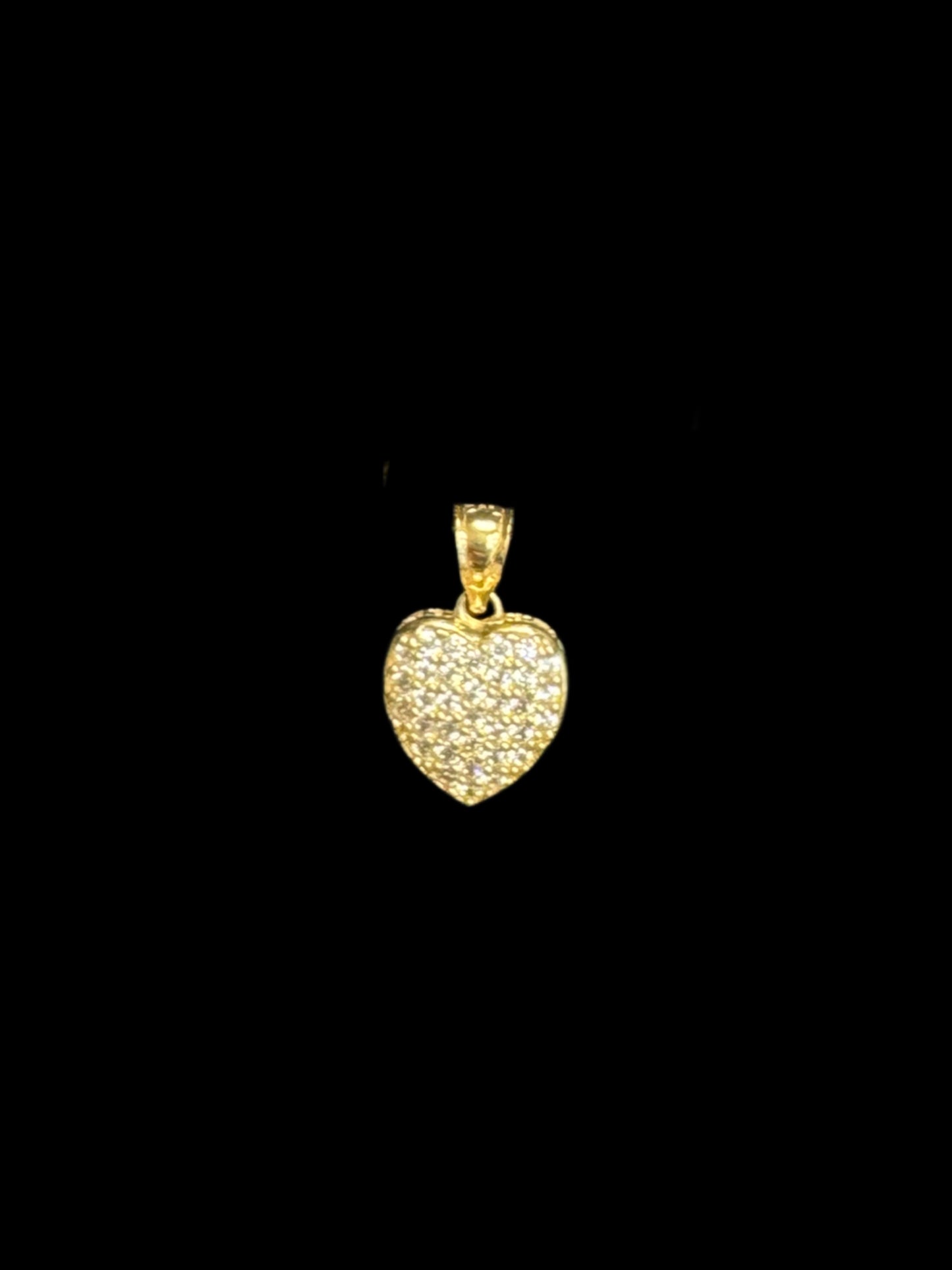 14K HEAT CZ PENDANT (1.6GR)