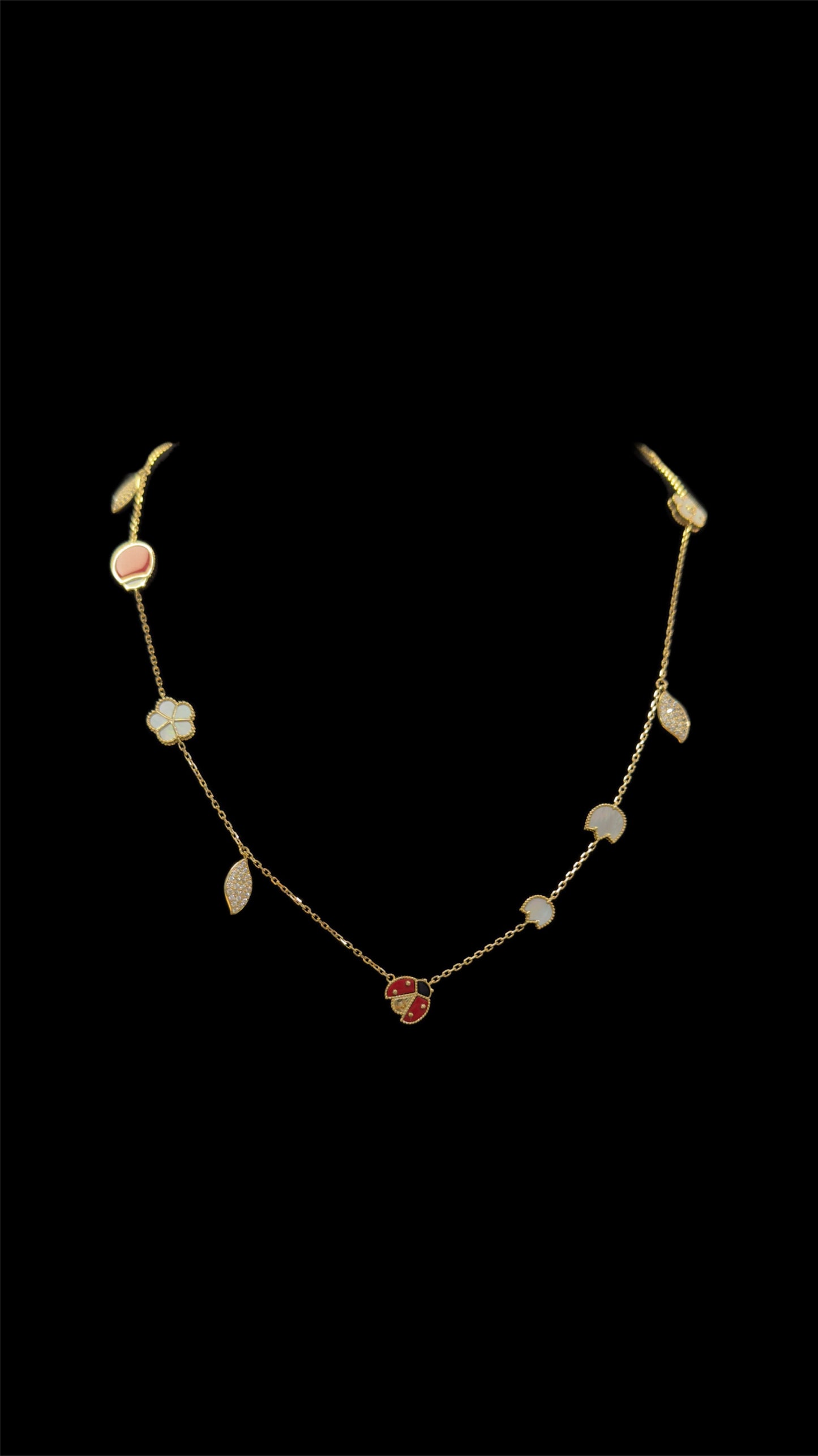 14K GOLD NECKLACE VC (12.4GR 22" )