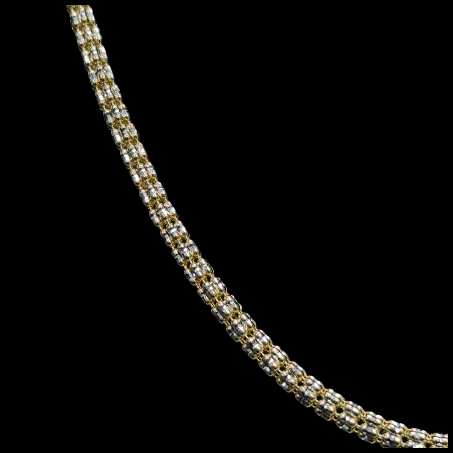 CADENA MOON ICE AMARILLA 18.8GR 3.8MM 14K 18"