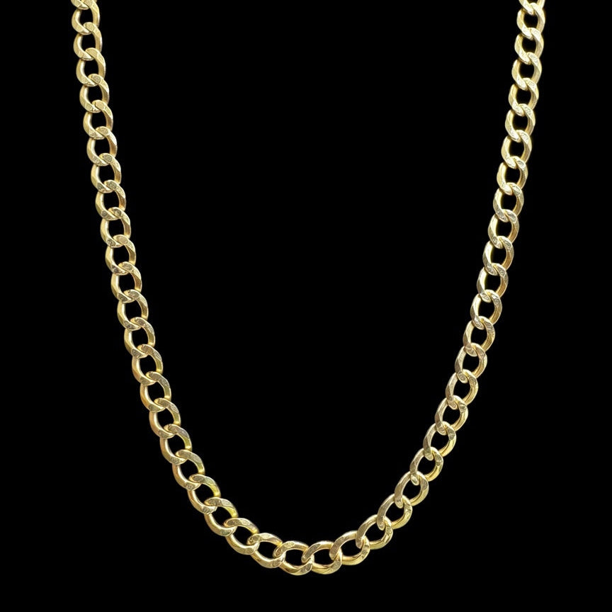 925 SILVER CUBAN CHAIN  (17.2GR 5MM 24")